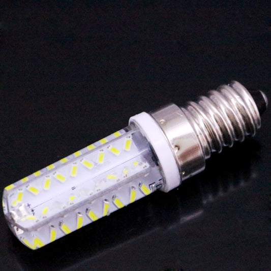 E14 3.5W 200-230LM Corn Light Bulb, 72 LED SMD 3014, White Light, Adjustable Brightness, AC 220V by bashfashion