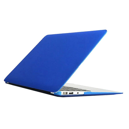 For Macbook Air 11.6 inch Frosted Hard Plastic Protection Case(Blue) by bashfashion