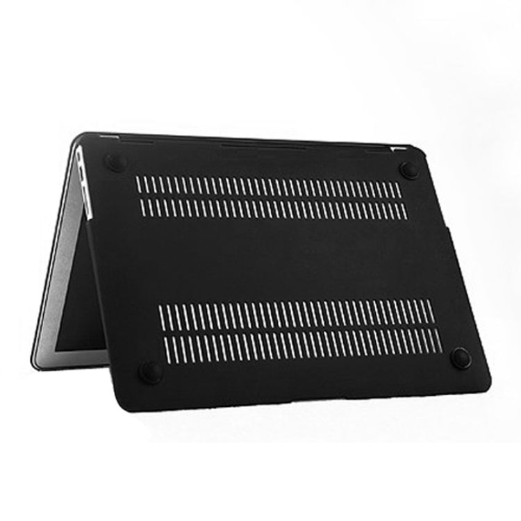 For Macbook Air 11.6 inch Frosted Hard Plastic Protection Case(Black) by bashfashion