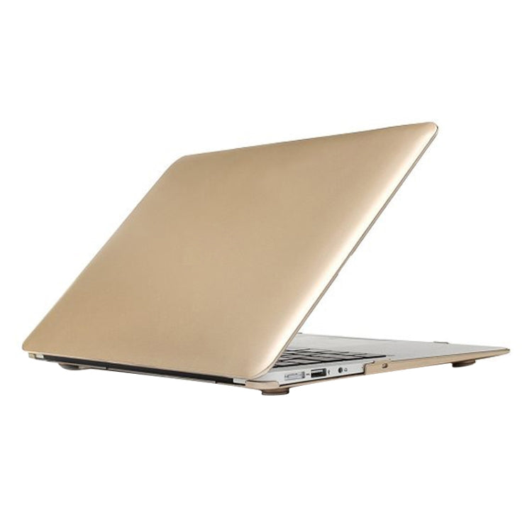 For Macbook Air 11.6 inch Frosted Hard Plastic Protection Case(Gold) by bashfashion