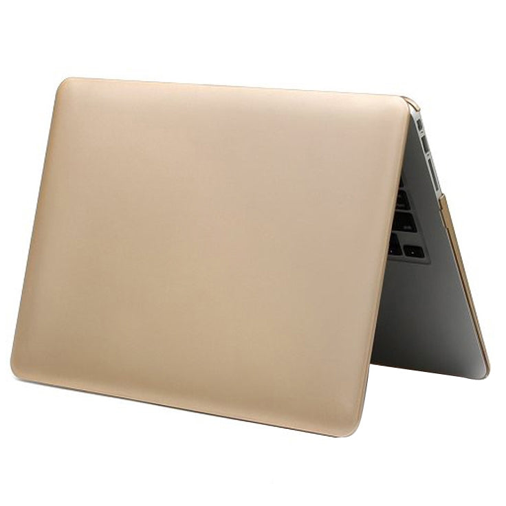 For Macbook Air 11.6 inch Frosted Hard Plastic Protection Case(Gold) by bashfashion