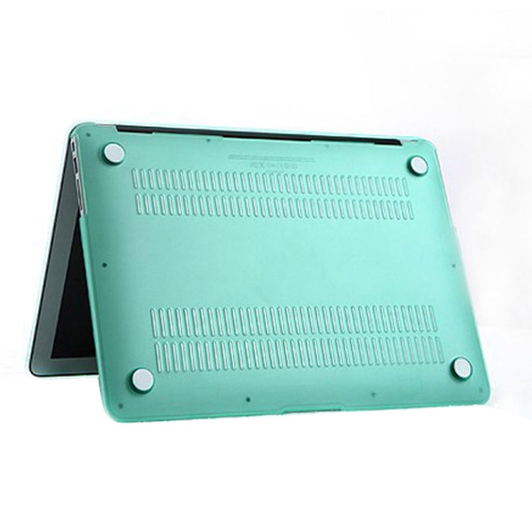 For Macbook Air 11.6 inch Frosted Hard Plastic Protection Case(Green) by bashfashion