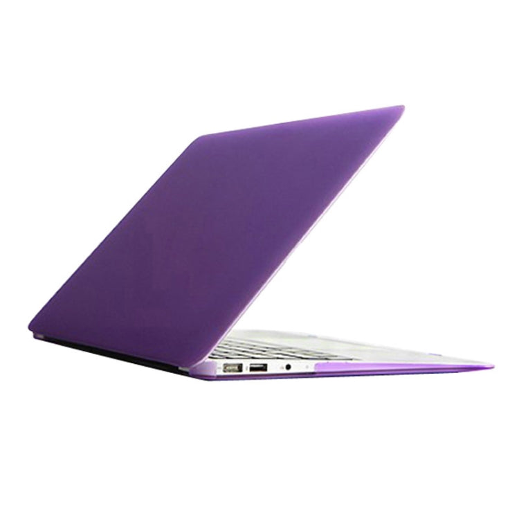For Macbook Air 11.6 inch Frosted Hard Plastic Protection Case(Purple) by bashfashion