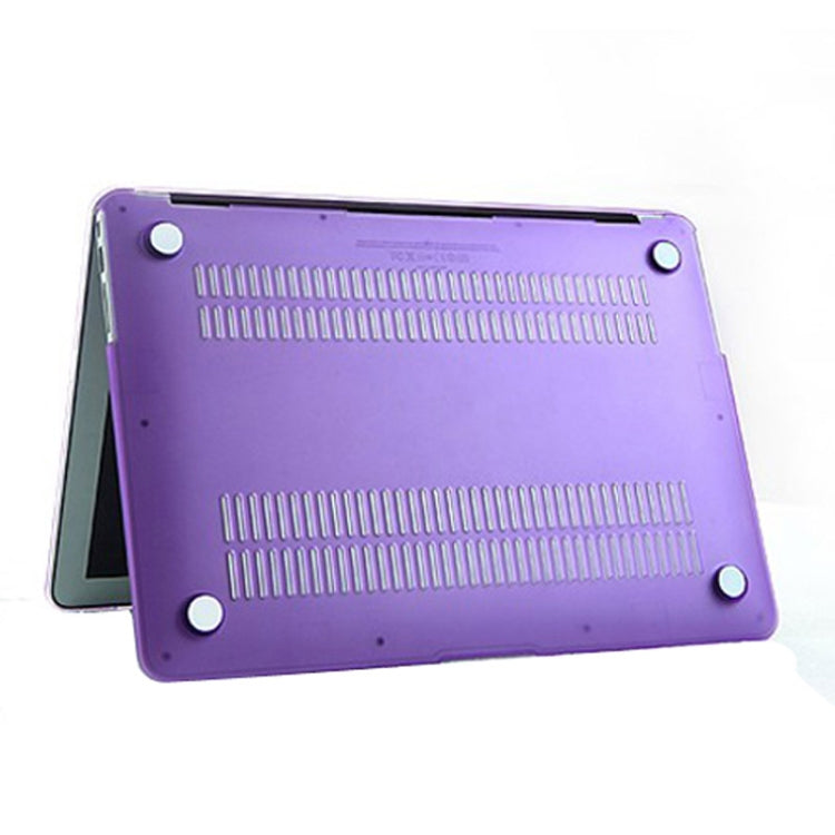 For Macbook Air 11.6 inch Frosted Hard Plastic Protection Case(Purple) by bashfashion