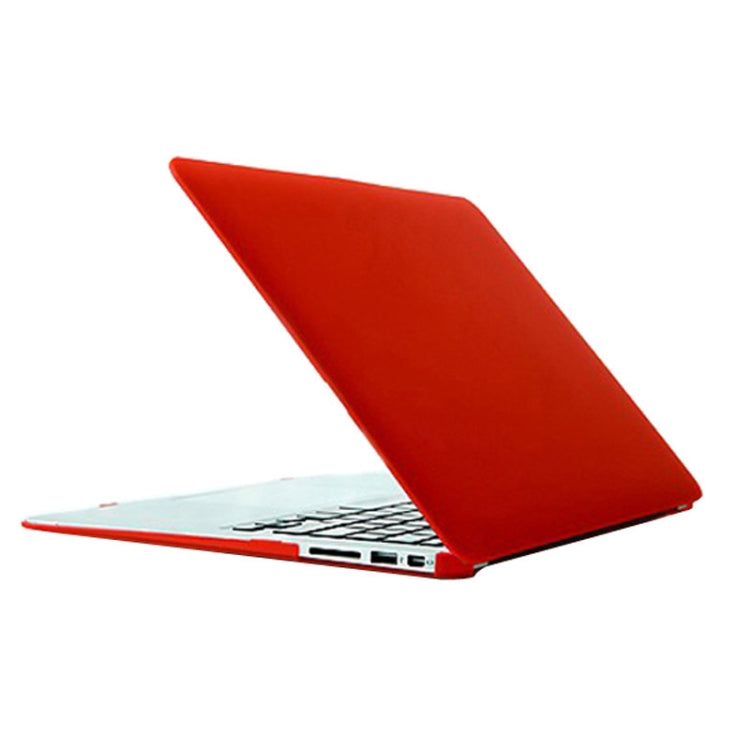 For Macbook Air 11.6 inch Frosted Hard Plastic Protection Case(Red) by bashfashion