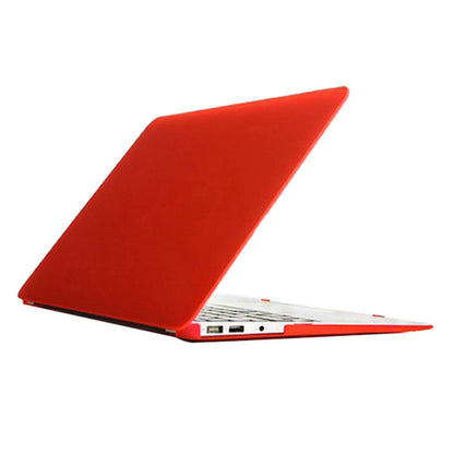 For Macbook Air 11.6 inch Frosted Hard Plastic Protection Case(Red) by bashfashion