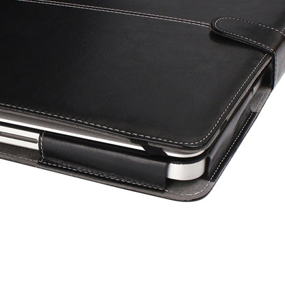 Notebook Leather Case with Snap Fastener for 13.3 inch MacBook Pro(Black) by bashfashion