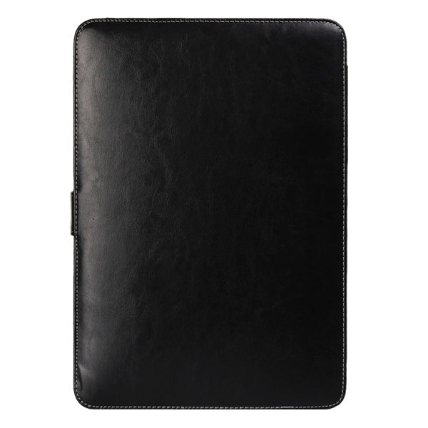 Notebook Leather Case with Snap Fastener for 13.3 inch MacBook Pro Retina(Black) by bashfashion