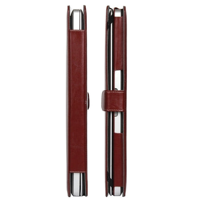 Notebook Leather Case with Snap Fastener for 15.4 inch MacBook Pro(Brown)