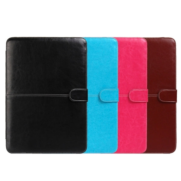 Notebook Leather Case with Snap Fastener for 15.4 inch MacBook Pro(Brown)
