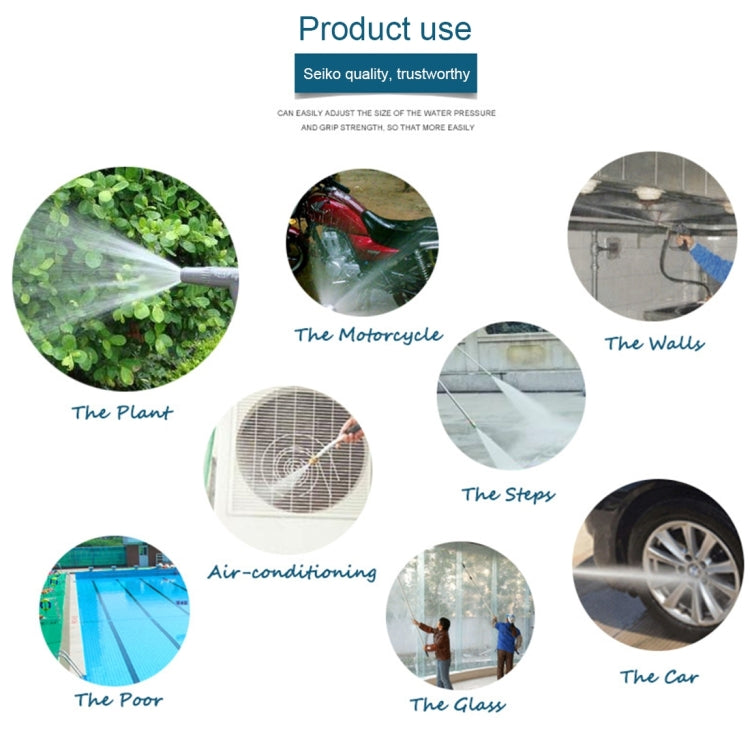 KANEED High Pressure Water Hose Nozzle Copper Water Gun Head for Home Car Washing(Blue) by KANEED