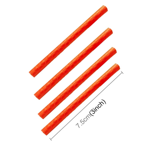 OQSPORT 12 PCS Bicycle Wheel Spoke Reflector Reflective Mount Clip Tube Warning Light Strip(Orange) by bashfashion