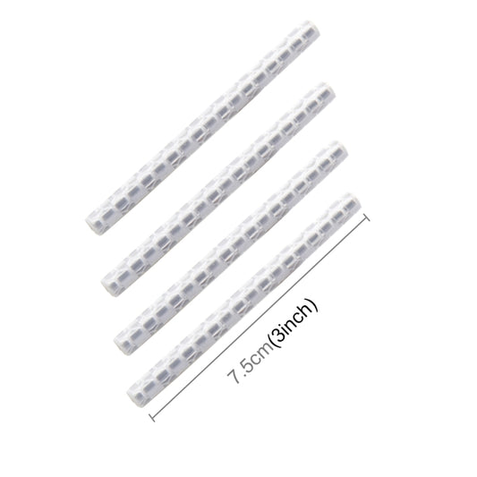 OQSPORT 12 PCS Bicycle Wheel Spoke Reflector Reflective Mount Clip Tube Warning Light Strip(Silver) by bashfashion