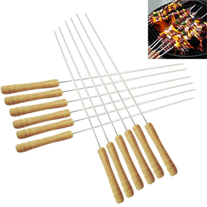 12 PCS Outdoor Camping Barbecue Needles, Length: 30cm by bashfashion
