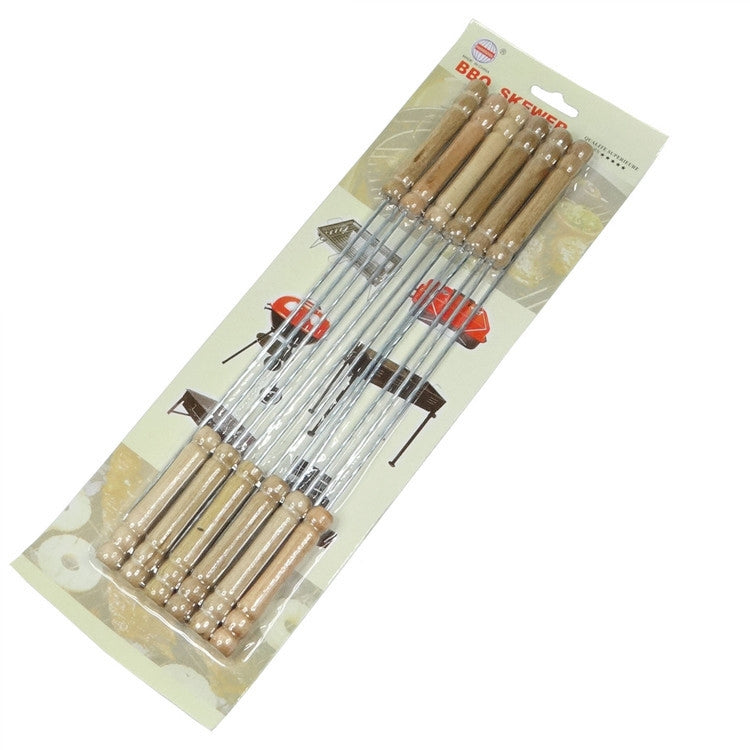12 PCS Outdoor Camping Barbecue Needles, Length: 30cm by bashfashion