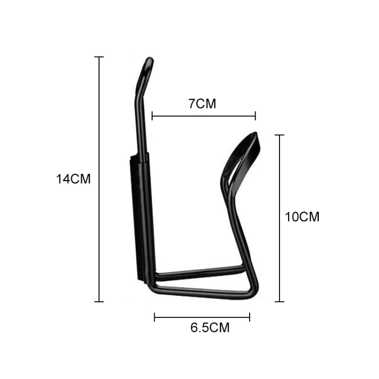 Portable Drinking Cup Water Bottle Cage Holder Bottle Carrier Bracket Stand for Bike(Black) by bashfashion