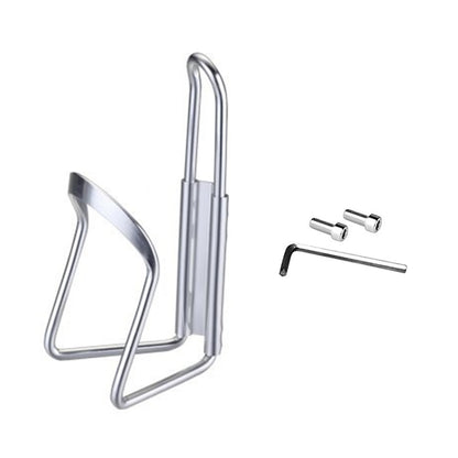 Portable Drinking Cup Water Bottle Cage Holder Bottle Carrier Bracket Stand for Bike(Silver) by bashfashion