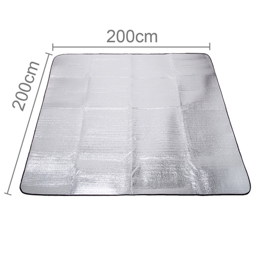 7mm Thickening of Double Aluminum Moisture Pad / Camping Sleeping Pad, Size: 200cm x 200cm(Blue) by bashfashion