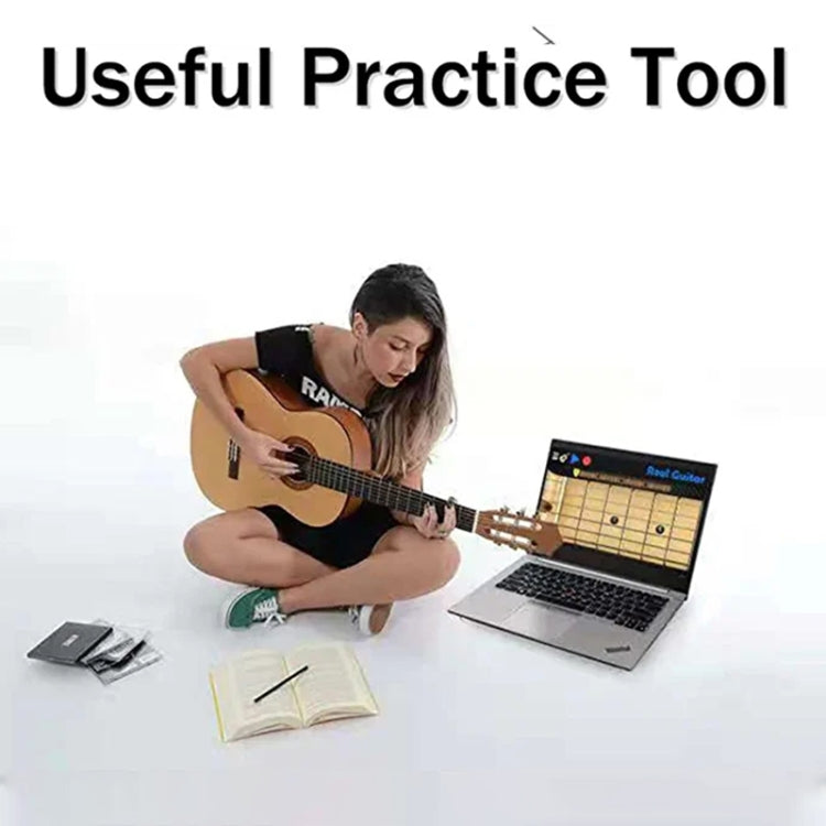 USB Interface Guitar Link Cable PC / MAC Recording(Black) by bashfashion