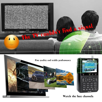 SATLINK WS6906 3.5 inch LCD Colour Screen Portable Digital Satellite Finder Meter(EU Plug) by bashfashion