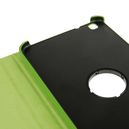 360 Degree Rotation Litchi Texture Leather Case with Holder for Galaxy Tab 3 (8.0) / T3110 / T3100 / T315(Green) by bashfashion