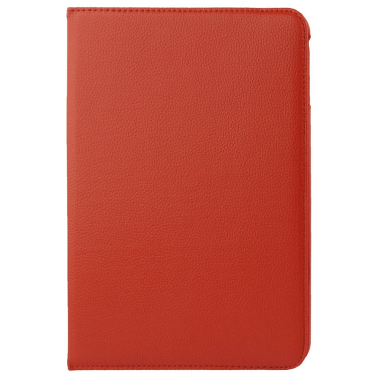 360 Degree Rotatable Litchi Texture Leather Case with 2-angle Viewing Holder for Samsung Galaxy Tab 4 10.1 / SM-T530 / T531 / T535(Red) by bashfashion