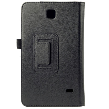Litchi Texture Flip Leather Case with Holder for Galaxy Tab 4 7.0 / T230 / T231 / T235(Black) by bashfashion