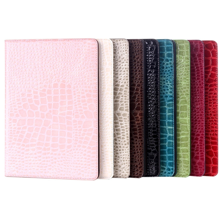 Crocodile Texture Flip Leather Case with Holder for Galaxy Tab S 10.5 / T800(Black) by bashfashion