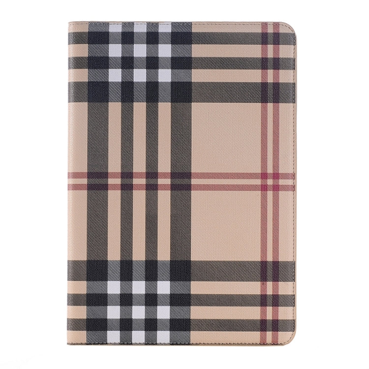 Plaid Pattern Leather Case with Holder & Card slots & Wallet for Galaxy Tab A 9.7 4G LTE / T555 by bashfashion