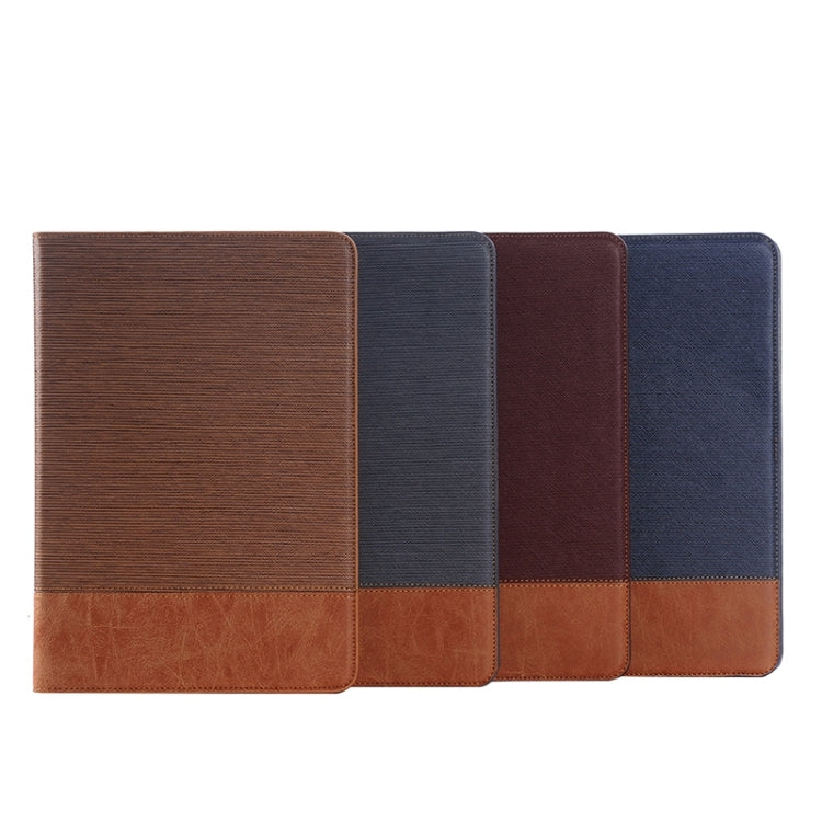 Cross Texture Leather Case with Holder & Card slots & Wallet for Galaxy Tab A 9.7 4G LTE / T555(Coffee) by bashfashion