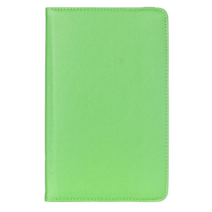 Litchi Texture 360 Degree Rotation Leather Case with Multi-functional Holder for Galaxy Tab E 9.6(Green) by bashfashion