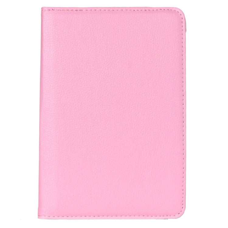 Litchi Texture 360 Degree Rotation Leather Case with multi-functional Holder for Galaxy Tab S2 8.0(Pink) by bashfashion