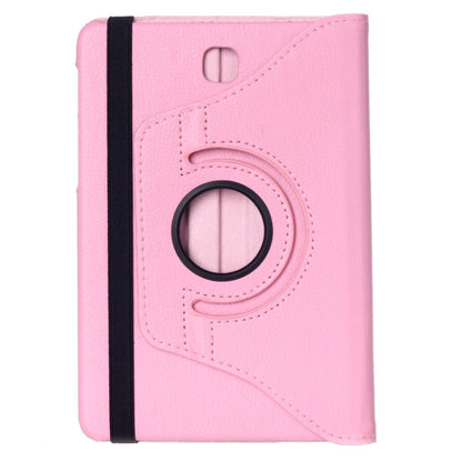 Litchi Texture 360 Degree Rotation Leather Case with multi-functional Holder for Galaxy Tab S2 8.0(Pink) by bashfashion