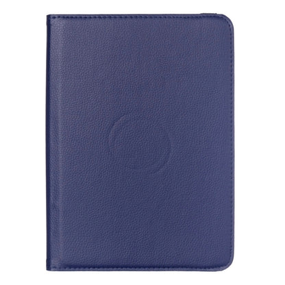 Litchi Texture 360 Degree Rotation Leather Case with multi-functional Holder for Galaxy Tab S2 9.7(Dark Blue) by bashfashion