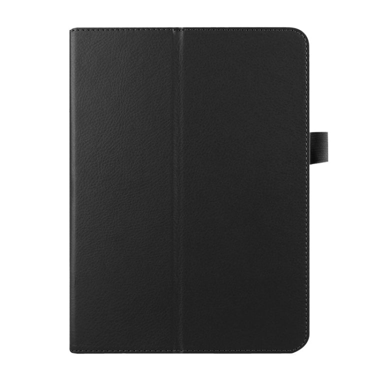 Litchi Texture Horizontal Flip Solid Color Smart Leather Case with Two-folding Holder & Sleep / Wake-up Function for Galaxy Tab S2 9.7 / T815(Black) by bashfashion