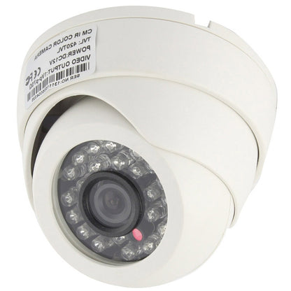 CMOS 420TVL 3.6mm Lens ABS Material Color Infrared Camera with 24 LED, IR Distance: 20m by bashfashion