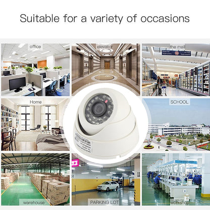 CMOS 420TVL 3.6mm Lens ABS Material Color Infrared Camera with 24 LED, IR Distance: 20m by bashfashion