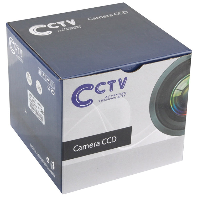 CMOS 420TVL 3.6mm Lens ABS Material Color Infrared Camera with 24 LED, IR Distance: 20m by bashfashion