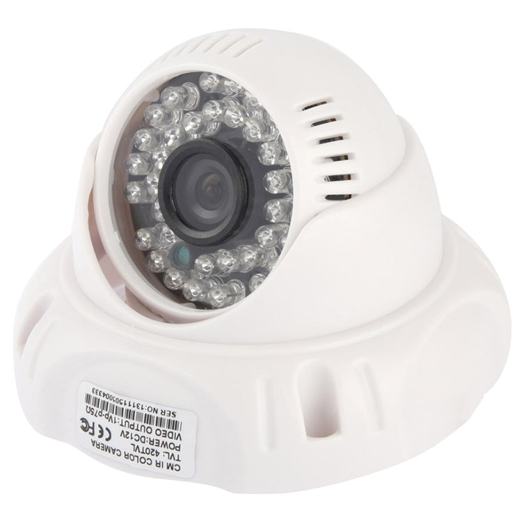 CMOS 420TVL 3.6mm Lens ABS Material Color Infrared Camera with 36 LED, IR Distance: 20m by bashfashion