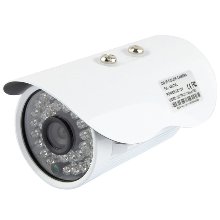 CMOS 420TVL 6mm Lens Metal Material Color Infrared Camera with 36 LED, IR Distance: 20m by bashfashion