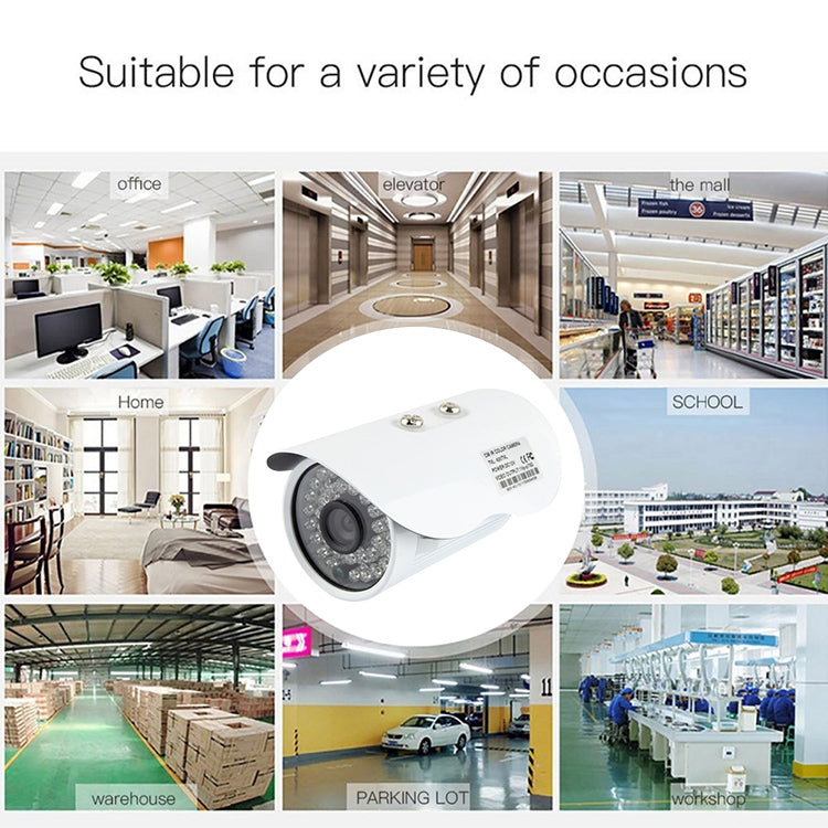 CMOS 420TVL 6mm Lens Metal Material Color Infrared Camera with 36 LED, IR Distance: 20m by bashfashion