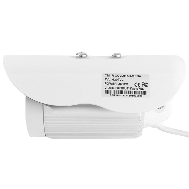 CMOS 420TVL 6mm Lens Metal Material Color Infrared Camera with 36 LED, IR Distance: 20m by bashfashion