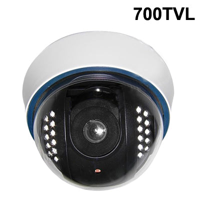 1/3 SONY Color 700TVL Dome CCD Camera, IR Distance: 15m by bashfashion
