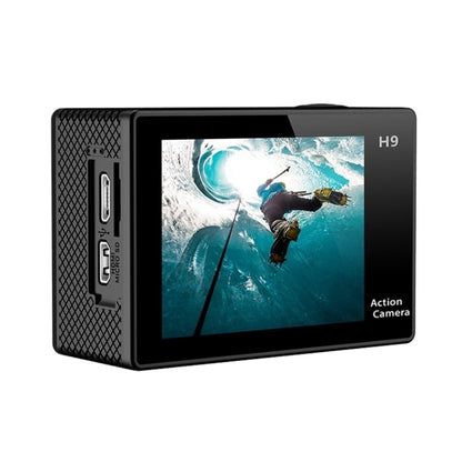 H9 4K Ultra HD1080P 12MP 2 inch LCD Screen WiFi Sports Camera, 170 Degrees Wide Angle Lens, 30m Waterproof(Black) by bashfashion