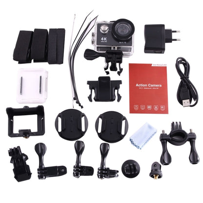 H9 4K Ultra HD1080P 12MP 2 inch LCD Screen WiFi Sports Camera, 170 Degrees Wide Angle Lens, 30m Waterproof(Black) by bashfashion