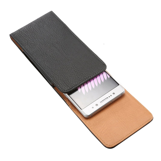 Litchi Texture Vertical Flip Upright Leather Case / Waist Bag for Galaxy S9+ / S8+ / Note 8 & Note 5, Huawei Mate 8,etc(Black) by bashfashion