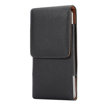 Litchi Texture Vertical Flip Upright Leather Case / Waist Bag for Galaxy S9+ / S8+ / Note 8 & Note 5, Huawei Mate 8,etc(Black) by bashfashion