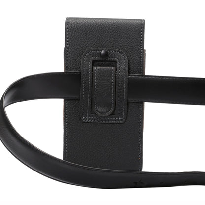 Litchi Texture Vertical Flip Upright Leather Case / Waist Bag for Galaxy S9+ / S8+ / Note 8 & Note 5, Huawei Mate 8,etc(Black) by bashfashion