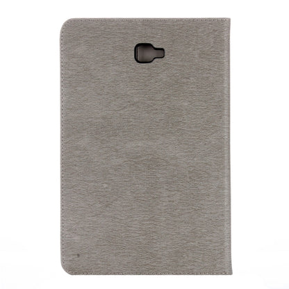 For Galaxy Tab A 10.1 (2016) / P580 Butterflies Love Flowers Embossing Horizontal Flip Leather Case with Holder & Card Slots & Wallet(Grey) by bashfashion