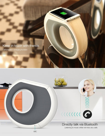 NILLKIN MC1 CE / RoHs / FCC Certificated QI Standard Wireless Charging Transmitter + Bluetooth Speaker, EU Plug , For iPhone, Galaxy, Sony, Lenovo, HTC, Huawei, Google, LG, Xiaomi, other Smartphones by NILLKIN